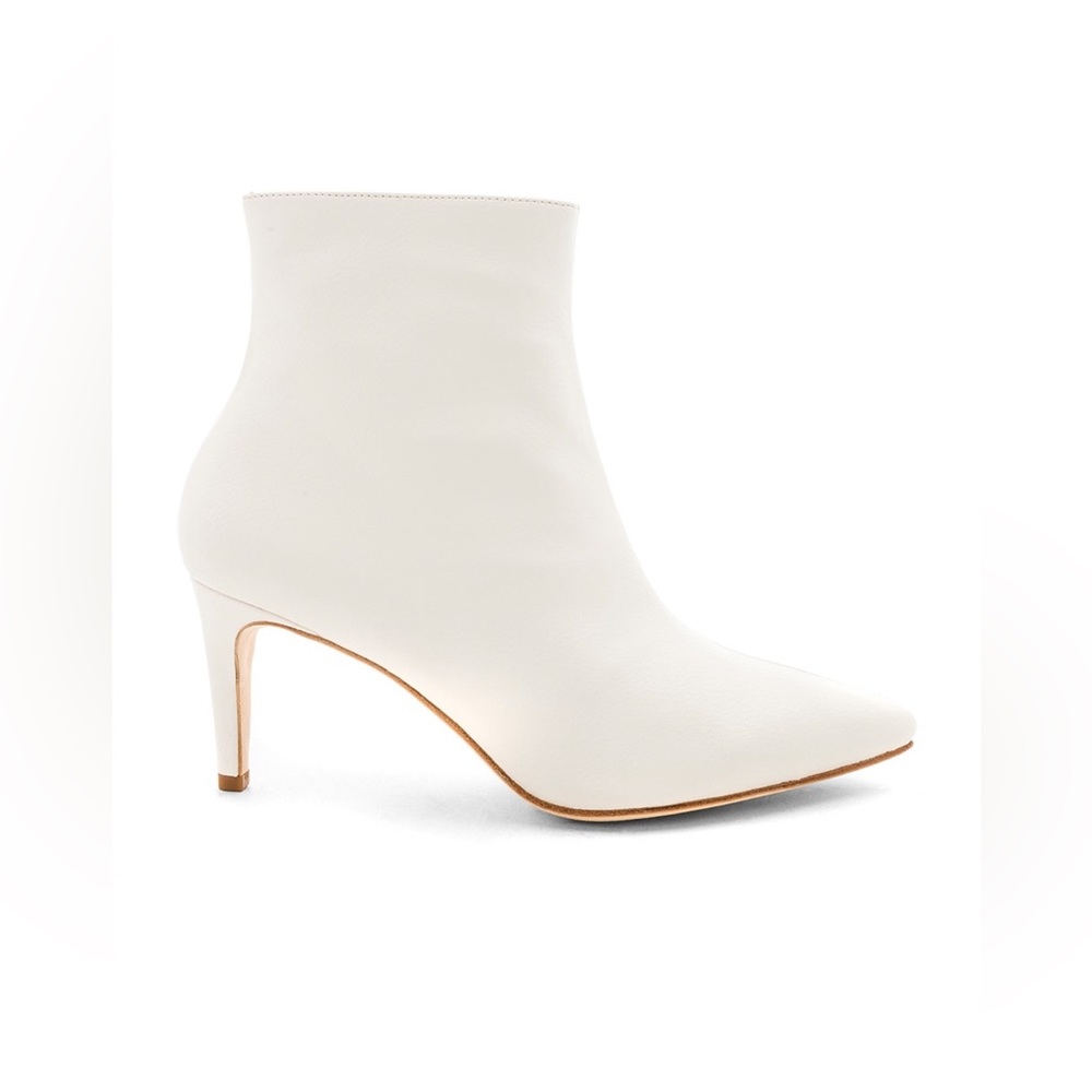 Raye Maxie Bootie White 3” heel